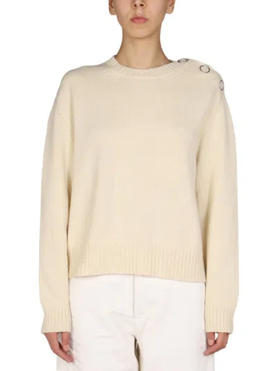 Jil Sander Women's Buttons Shirt In Beige