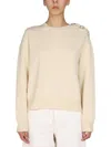 Jil Sander Buttons Shirt In Beige