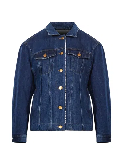 Jil Sander Button-up Denim Jacket In Blue