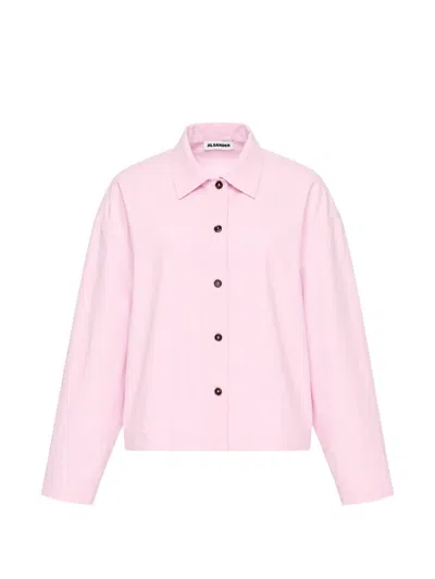 Jil Sander Button-up Shirt In Pink