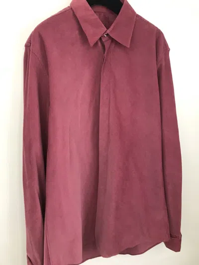 Pre-owned Jil Sander By Raf Simons Rose Shirt In Pink