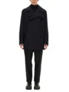 Jil Sander "caban" Jacket In Blue