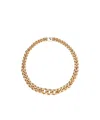 Jil Sander Cable Chain Necklace In Yellow