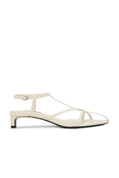 JIL SANDER CAGE SANDAL HEEL