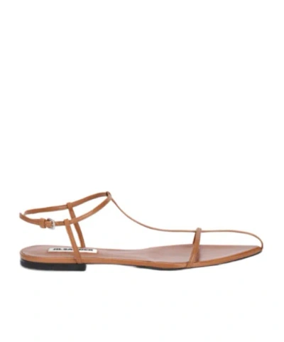 JIL SANDER JIL SANDER CAGE FLAT SANDALS