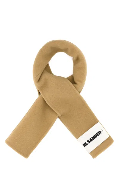 JIL SANDER SCIARPA IN LANA CAMMELLO  DONNA