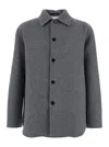 Jil Sander Men Shirt Jacket In Gray