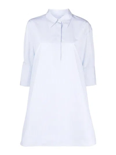 Jil Sander Cotton Shirt In Blue