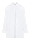 Jil Sander Oversized Long-sleeved Shirt In White