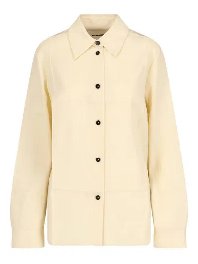 JIL SANDER VIRGIN WOOL SHIRT