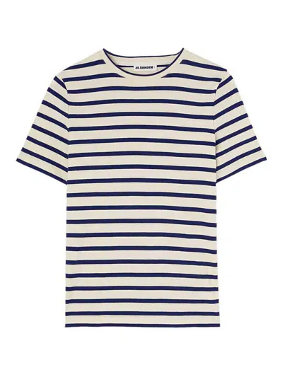 JIL SANDER STRIPED T-SHIRT