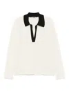 Jil Sander Open-knit Sweater In White