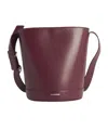 Jil Sander Cannolo Bucket In Red