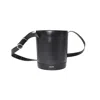 Jil Sander Bucket Shape Shoulder Bag With Adjustable Strap In Black