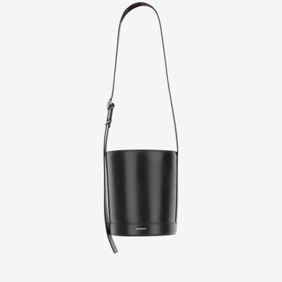 Jil Sander Cannolo Bucket Shoulder Bag