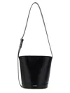 Jil Sander Bucket Shape Shoulder Bag With Adjustable Strap In Black