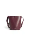 Jil Sander Cannolo Bucket In Red