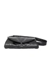 Jil Sander Small Cannolo Padded Leather Bag In Black