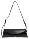 Jil Sander Black Cannolo Grande Bag In Black