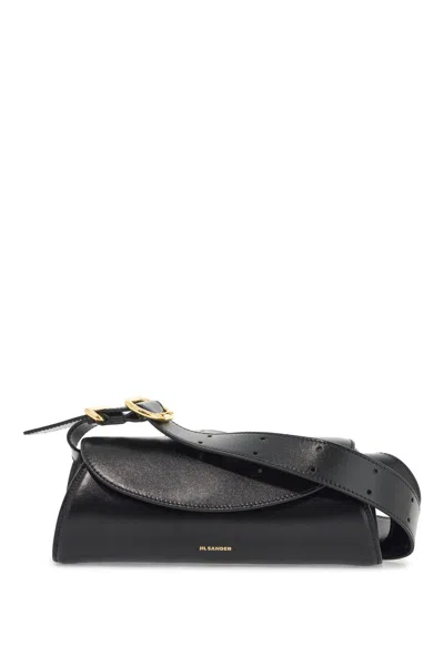 Jil Sander Cannolo Mini Bag In Black