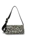 Jil Sander Cannolo Mini Leather Shoulder Bag In Black