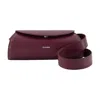 Jil Sander Cannolo Mini Purse In Blue