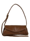 JIL SANDER CANNOLO PADDED SMALL HANDBAG IN LEATHER