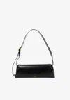 Jil Sander Cannolo Shoulder Bag In Black