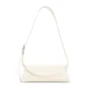Jil Sander Ivory Nappa Leather Small Cannolo Shoulder Bag In White
