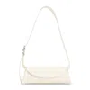 Jil Sander Ivory Nappa Leather Small Cannolo Shoulder Bag In Neutrals