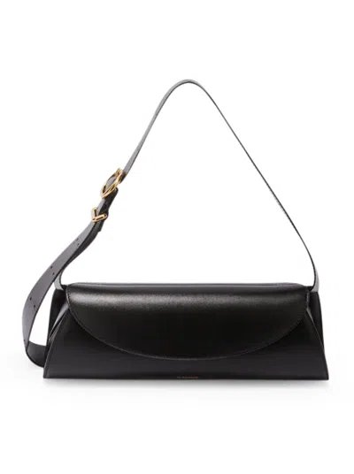 Jil Sander Cannolo Small Bag In Black