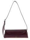 Jil Sander Cannolo Small Leather Shoulder Bag In Brown