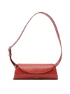 Jil Sander "cannolo" Small Shoulder Bag In Red