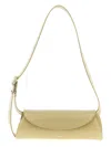 Jil Sander Small Shoulder Bag With Adjustable Strap And Buckle Detail In Green