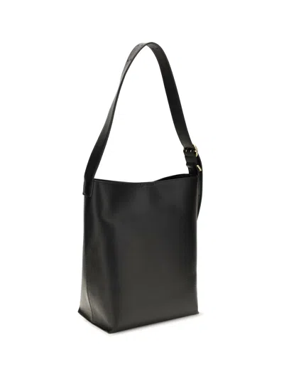 Jil Sander Cannolo Tote Bag In Black