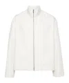 Jil Sander Canvas Cotton Jacket In White