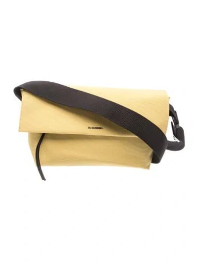 Pre-owned Jil Sander Canvas Crossbody Bag In Yellow