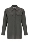 Jil Sander Canvas Shirt Shirt And Blouse Gray In Gray