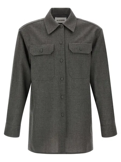 JIL SANDER CANVAS SHIRT