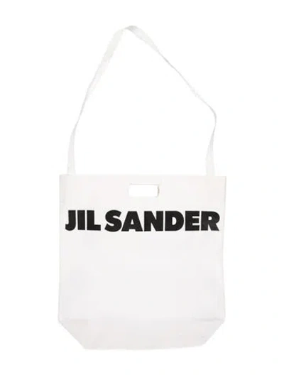 Pre-owned Jil Sander Canvas Shoulder Bag In Blue
