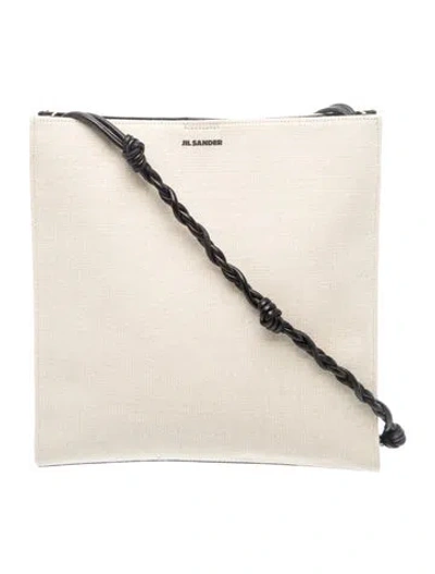 Pre-owned Jil Sander Canvas Shoulder Bag In Neutrals