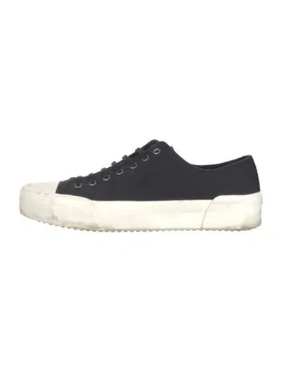 Pre-owned Jil Sander Canvas Sneakers In Black