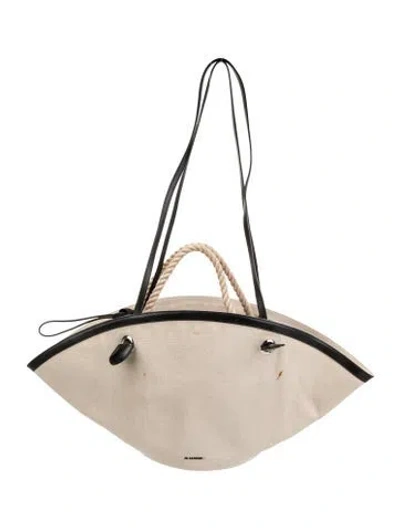 Pre-owned Jil Sander Canvas Sombrero In Neutral