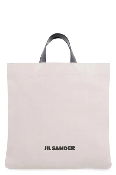 JIL SANDER JIL SANDER CANVAS TOTE BAG