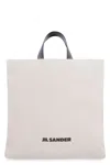 Jil Sander Canvas Tote Bag In White
