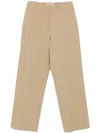 Jil Sander Hose Aus Canvas In Nude