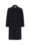 Jil Sander Dark Blue Oversize Trench Coat