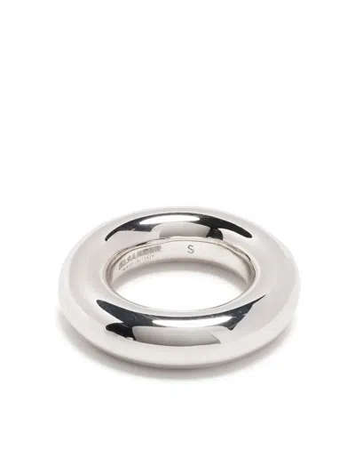 Jil Sander Capsule Dome Ring In White