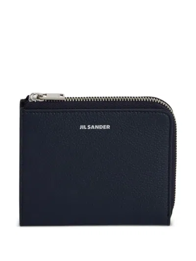 Jil Sander Card Holder In Blue