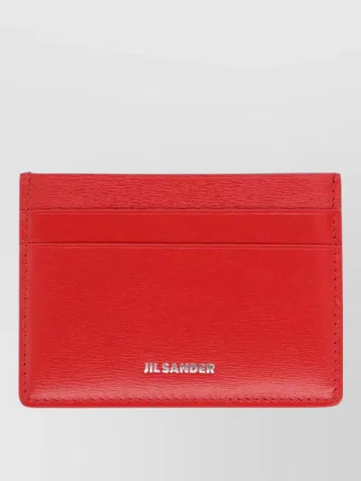 Jil Sander Card Holder Compact Design Smooth Finish